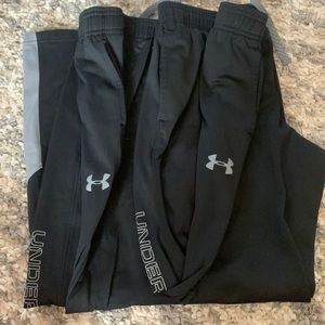 2 Under Armour Boys Sweatpants